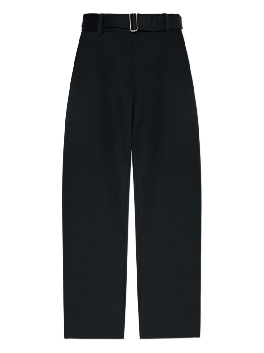 Studio Nicholson Blue Twill Doring Pant In Black