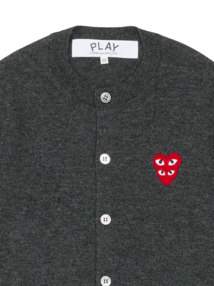 COMME des GARÇONS PLUS カーディガン L ダークグレー Comme Des Garcons Grey Wool Cardigan for Men Online India at