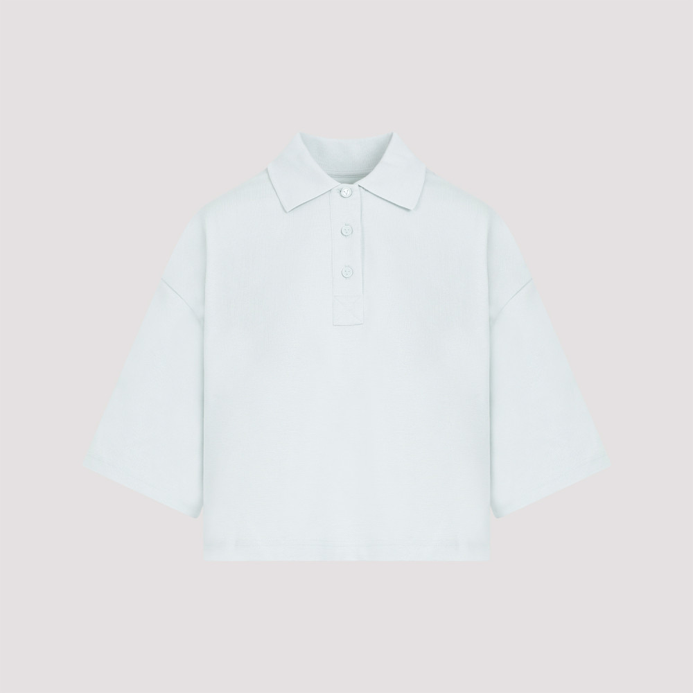 Bottega Veneta Polo In Light Blue