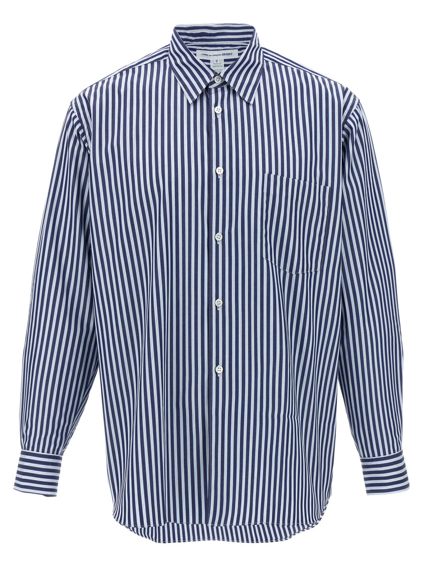 Comme Des Garçons Multicolor Striped Shirt In Multicolor