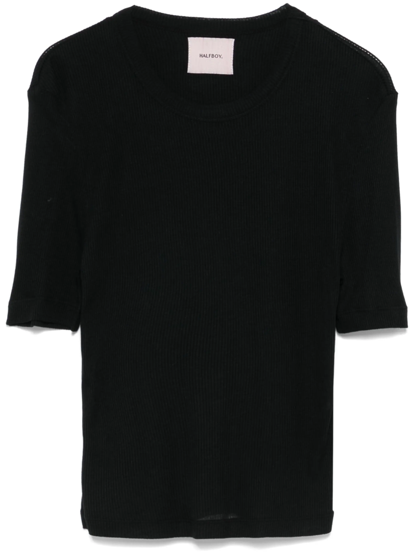 Halfboy Black Baby T-shirt In Black