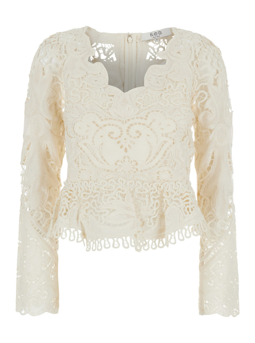 Sea Ny White Gianna Top In White