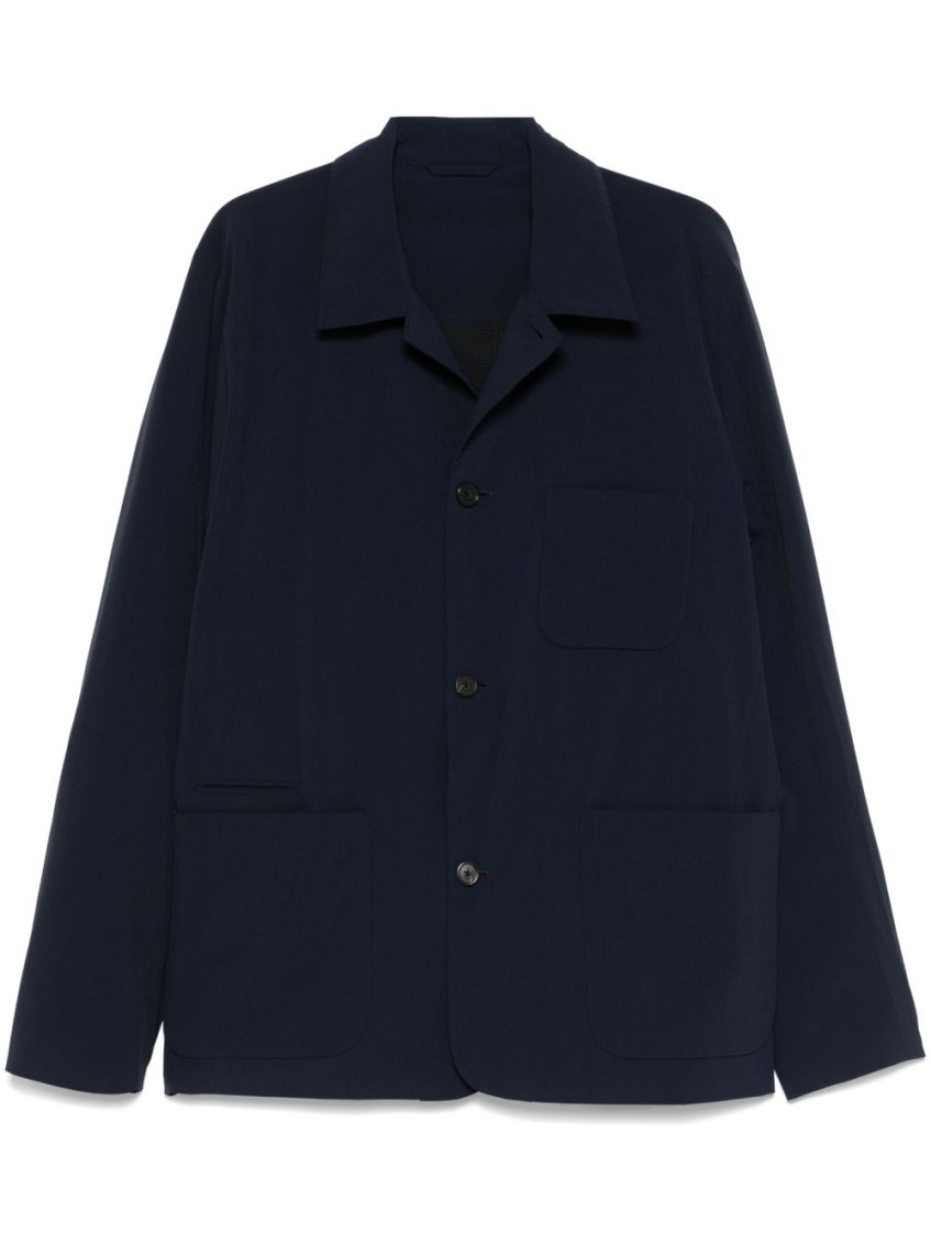 Paul Smith Relaxed Fit Jacket Multiple Pockets In Navy Blue