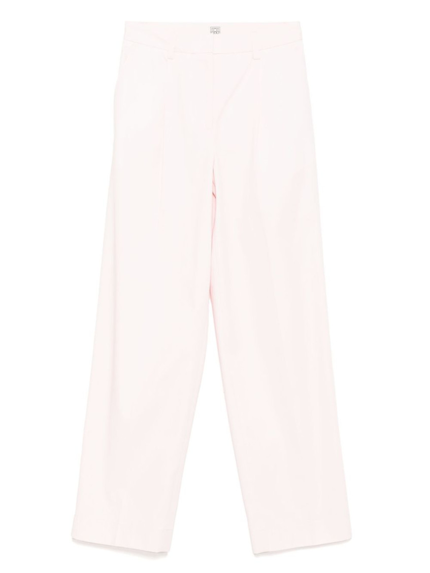 Totême Toteme Slanted Pocket Pants In Light Pink