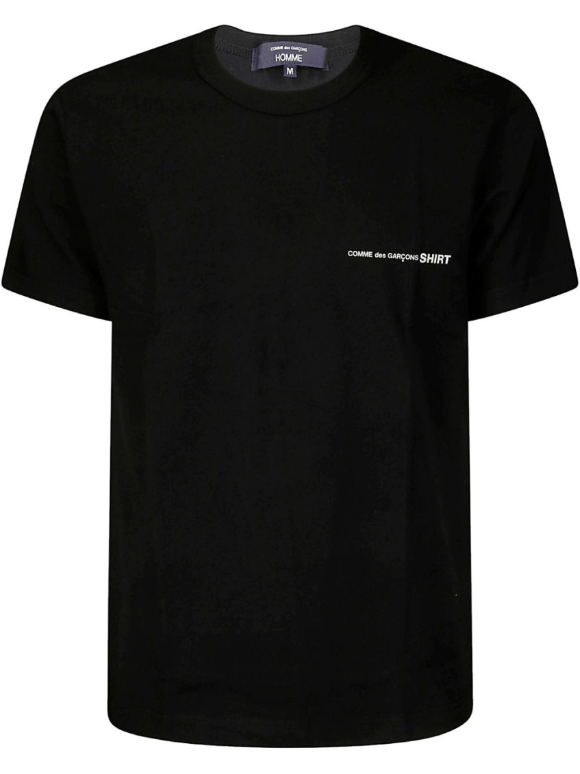 Comme Des Garçons Crew Neck Short Sleeves T-shirts In Black
