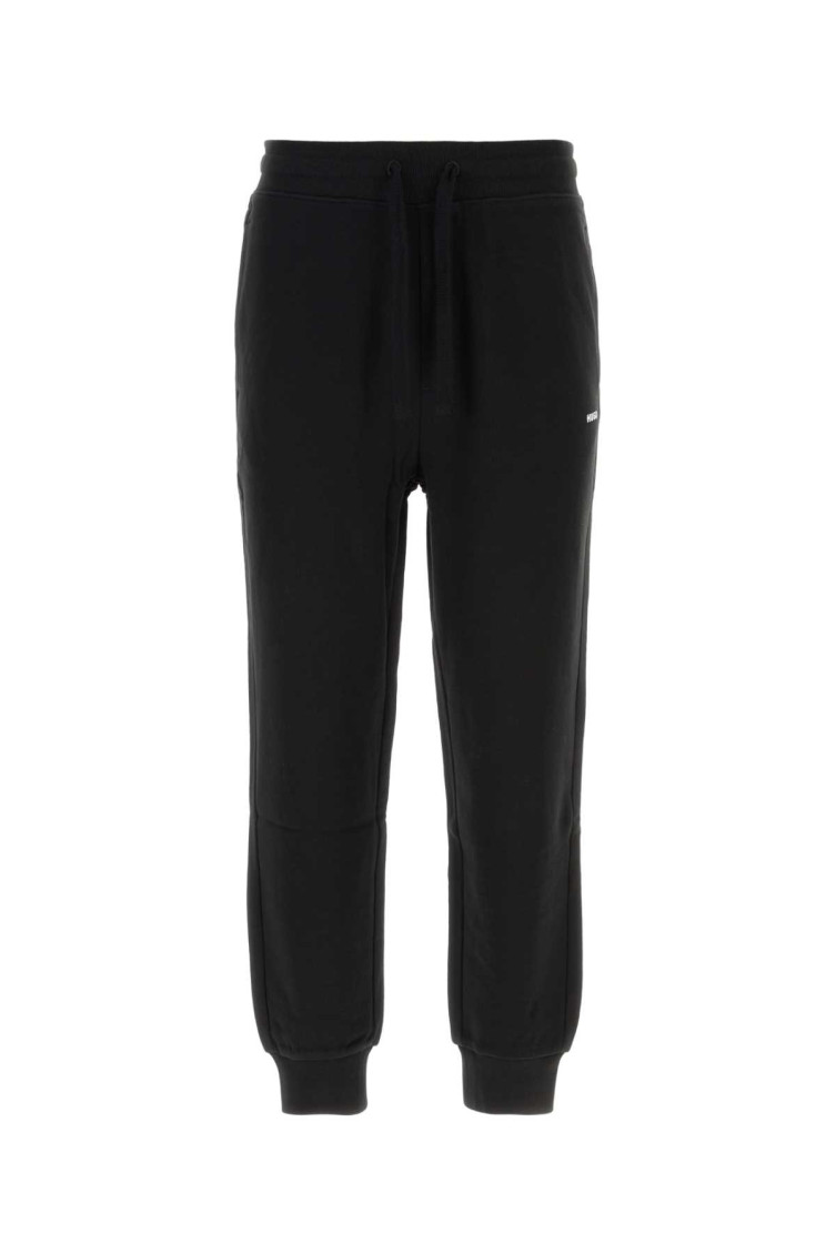 HUGO BOSS BLACK COTTON JOGGERS 