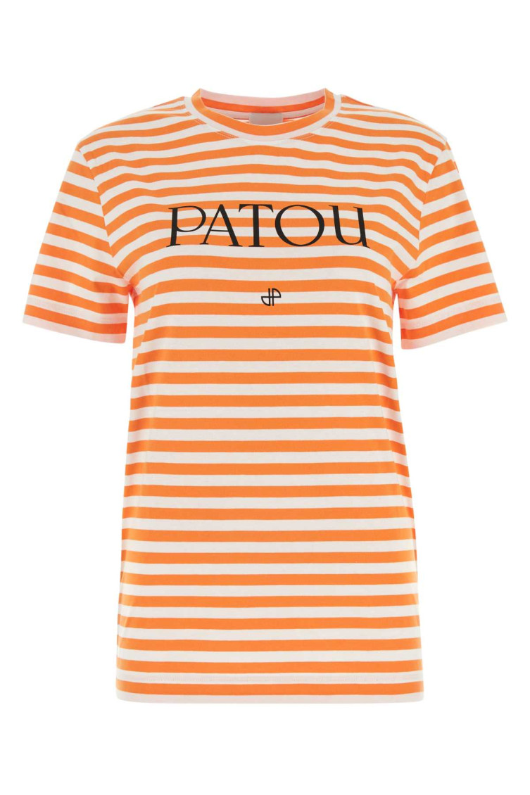 Shop Patou Orange Crew Neck T-shirt