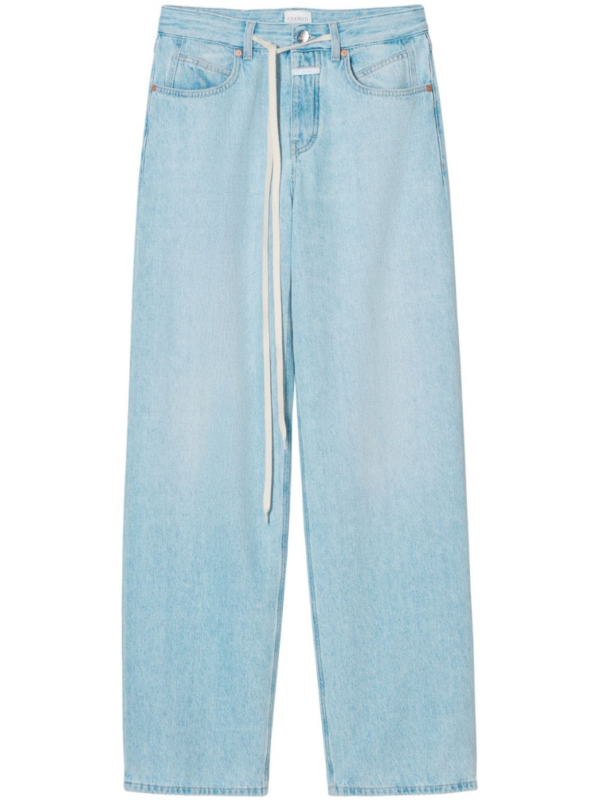 Shop Closed Sky Blue Nikka Denim Cotton Jeans