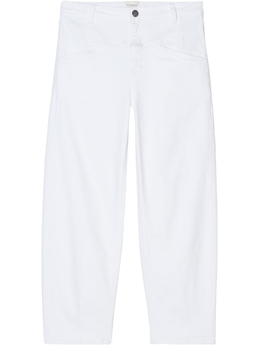 Shop Closed White Stover-x Cropped Jeans