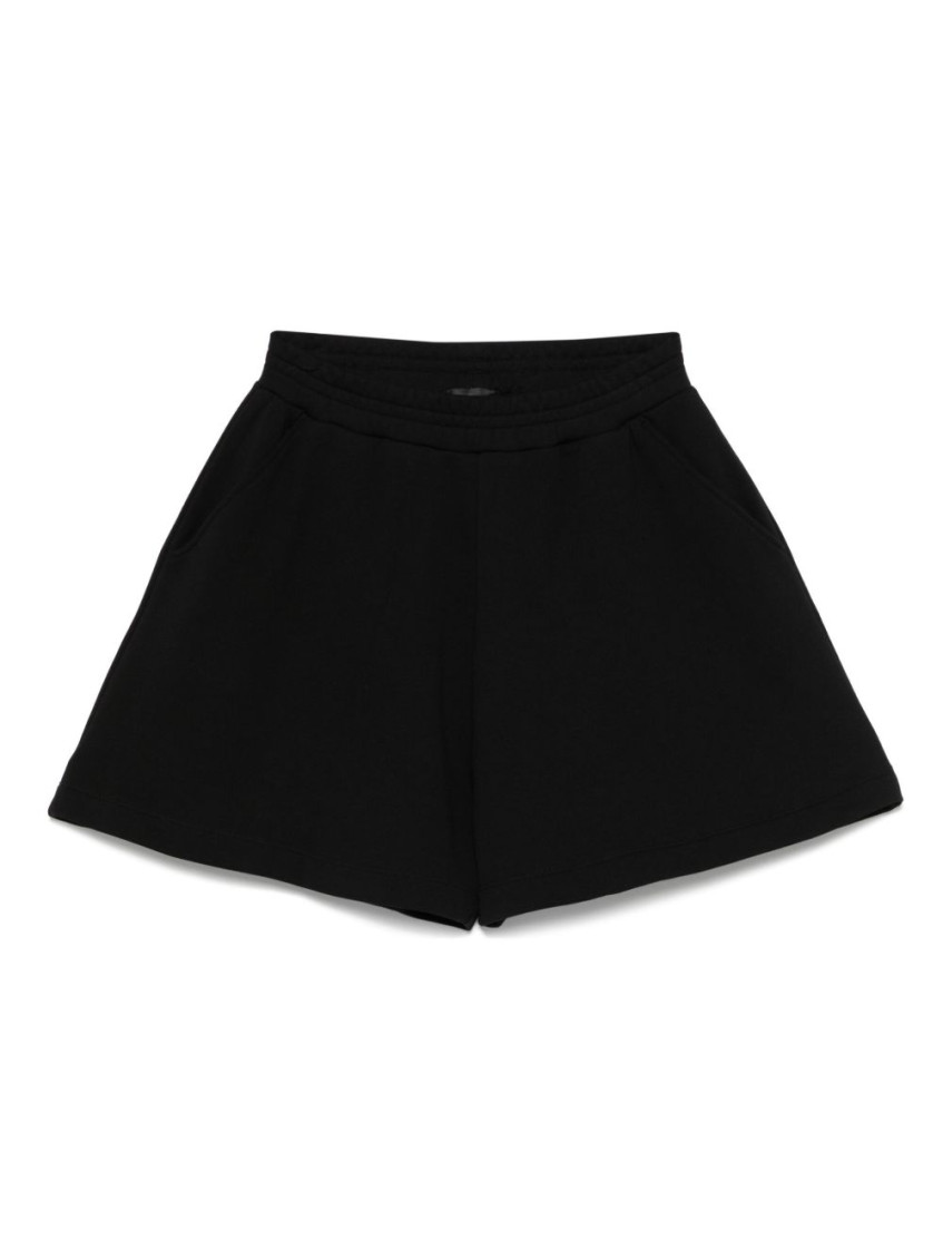 Emporio Armani Cotton Shorts With Elasticated Drawstring Waistband