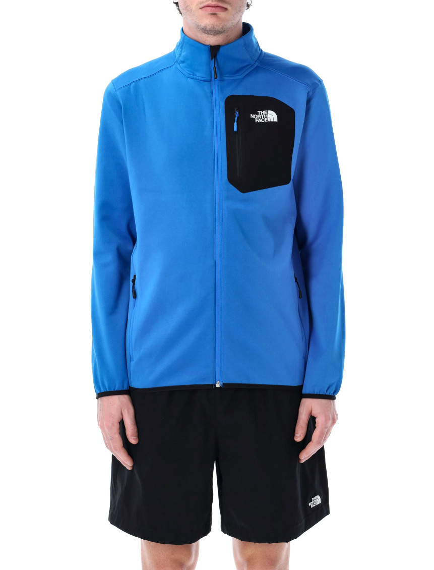 THE NORTH FACE BLUE LONG SLEEVES LOGO JACKET