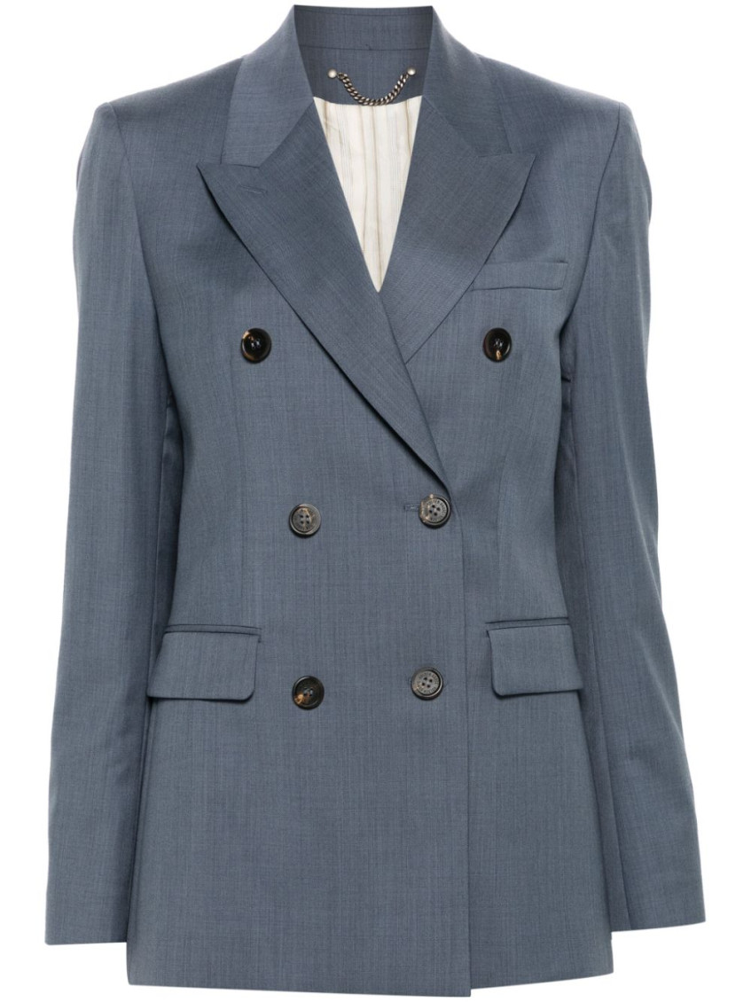 Golden Goose Journey Double-breasted Jacket Peak Lapels