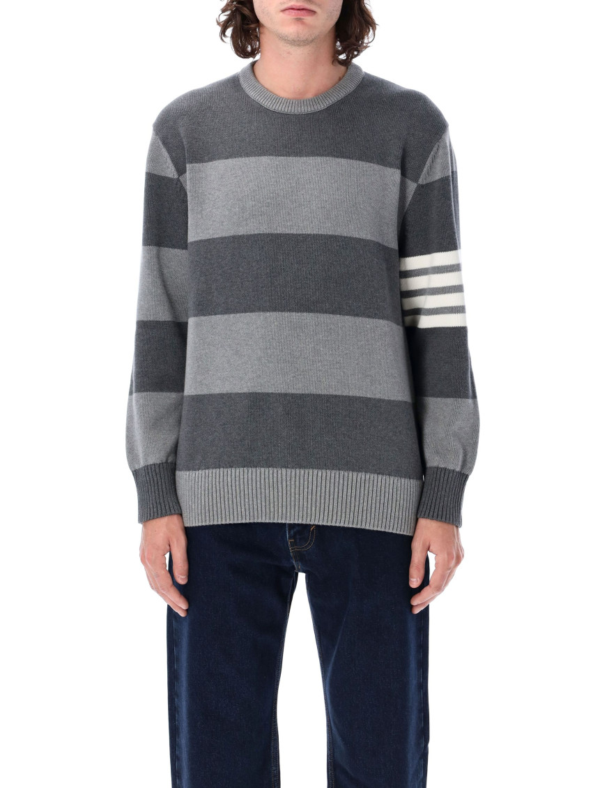 Thom Browne Men's Rugby Rose Icon Sweater
