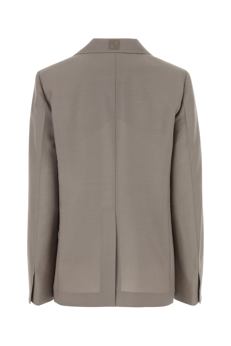 Fendi Grey Wool Blazer for Women Online India at Darveys.com