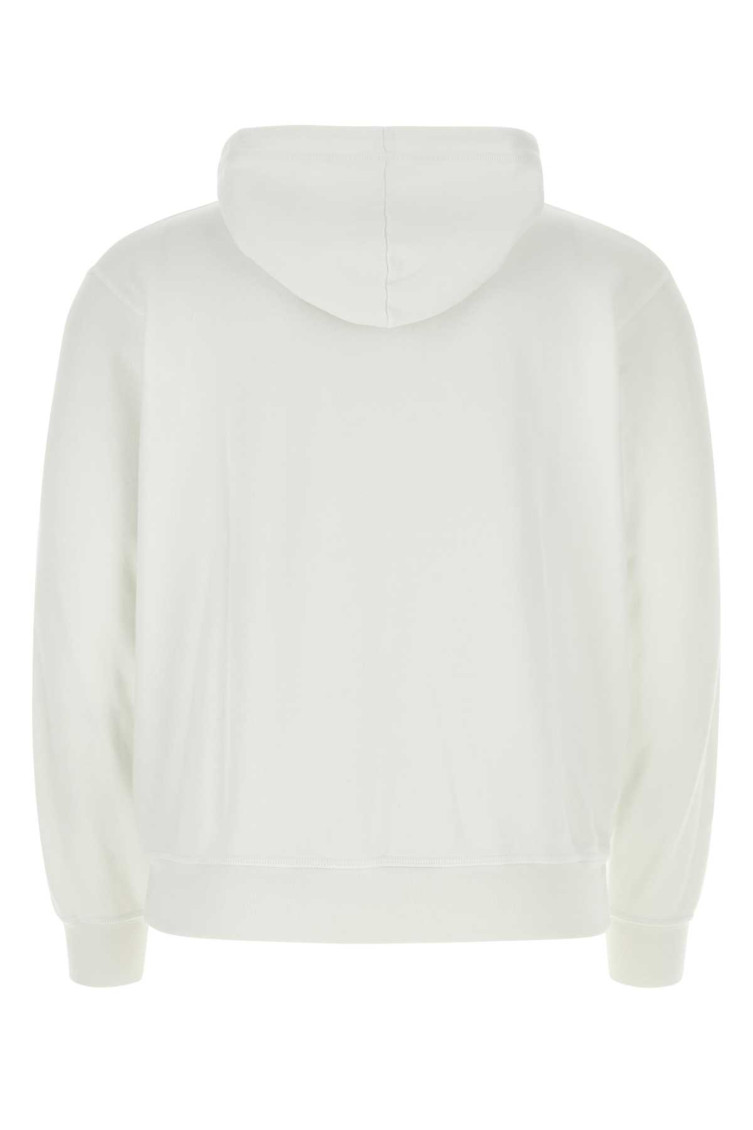 パーカー・フーディ D SQUARED2 White cotton sweatshirt (S74GU0664D25002 100) Dsquared2 White Cotton Hoodie With Drawstring Hood – LOZURI®