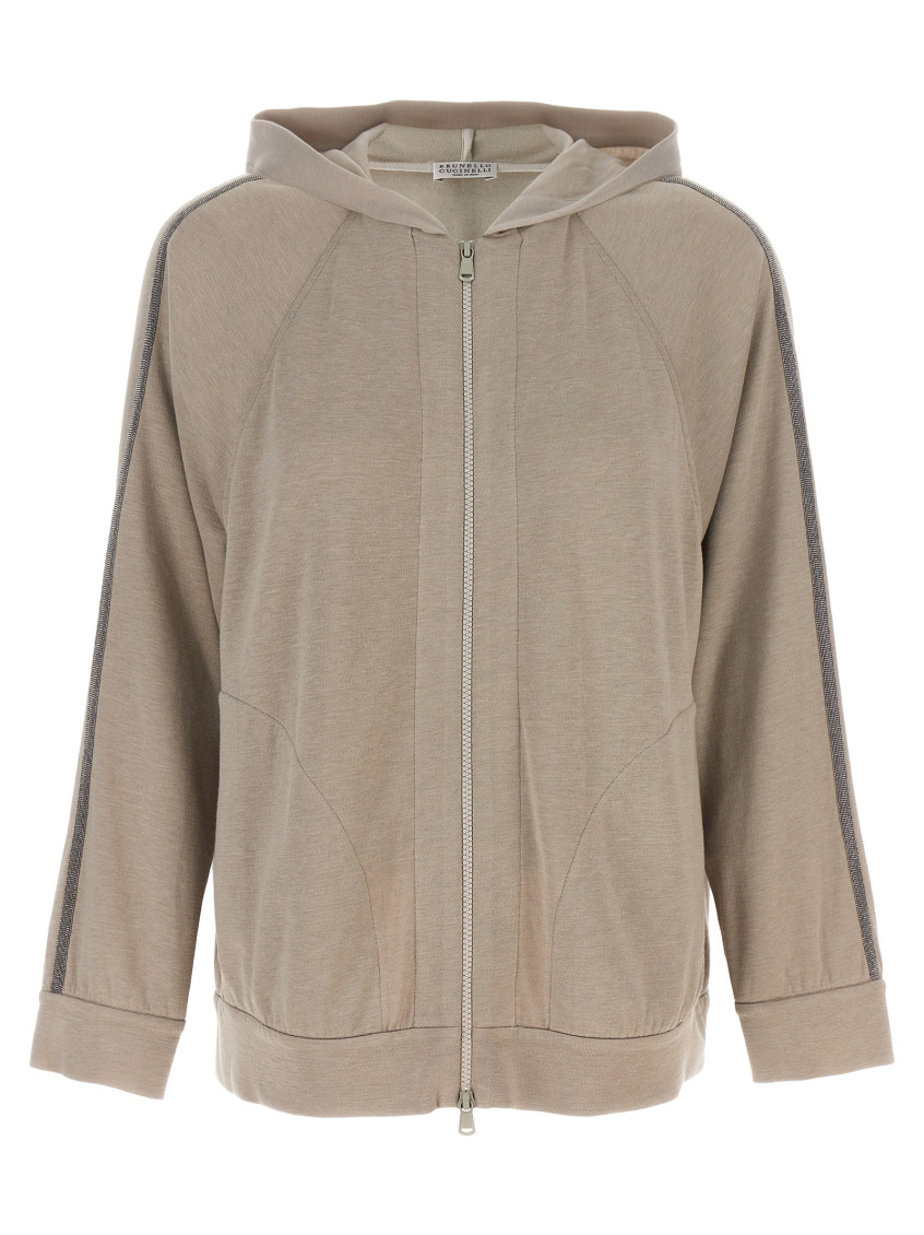 Brunello Cucinelli Monile Sweatshirt Beige In Beige