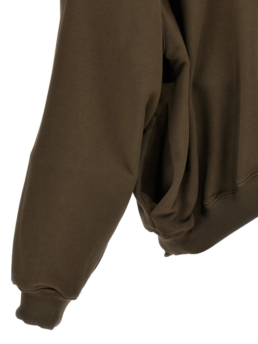 Magliano Brown Twisted Logo Hoodie for Men Online USA at