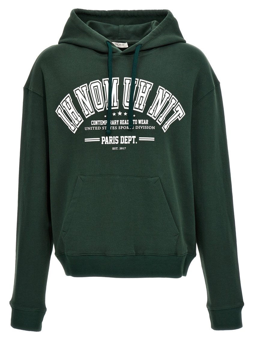 パーカー・フーディ IH NOM UH NIT Men Hoodies NUW23227928 Green Ih Nom Uh Nit Dark Green College Hoodie for Men Online USA