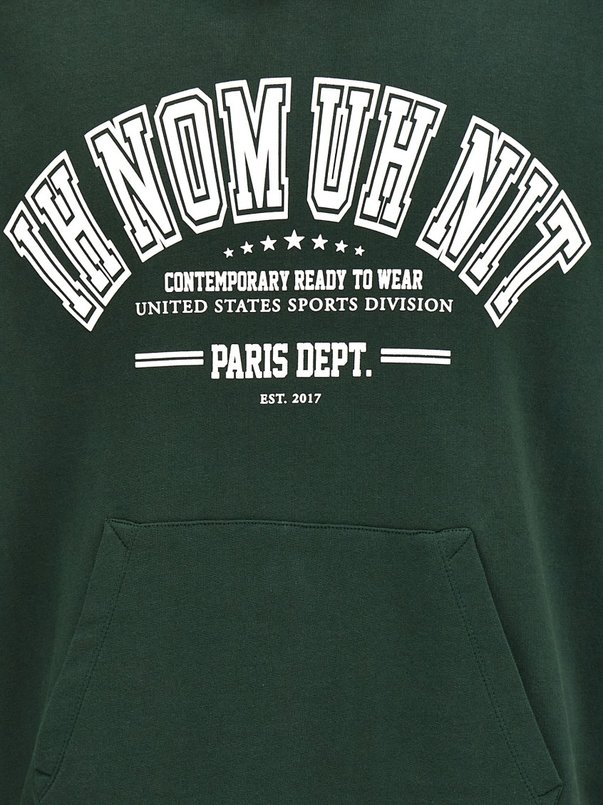 パーカー・フーディ IH NOM UH NIT Men Hoodies NUW23227928 Green Ih Nom Uh Nit Dark Green College Hoodie for Men Online USA