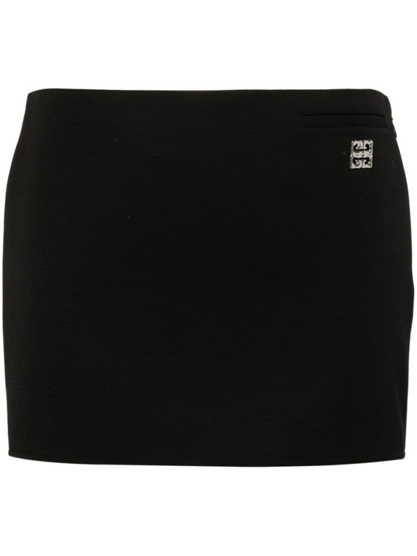 【関税&送料込】Givenchy Black Grain De Poudre Mii Skirt Givenchy Black Grain De Poudre Mii Skirt | ModeSens