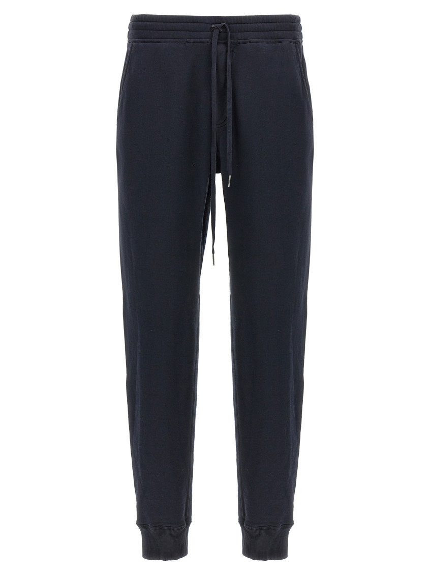 Tom Ford Vintage Garment Dyed Sweatpants In Navy Blue