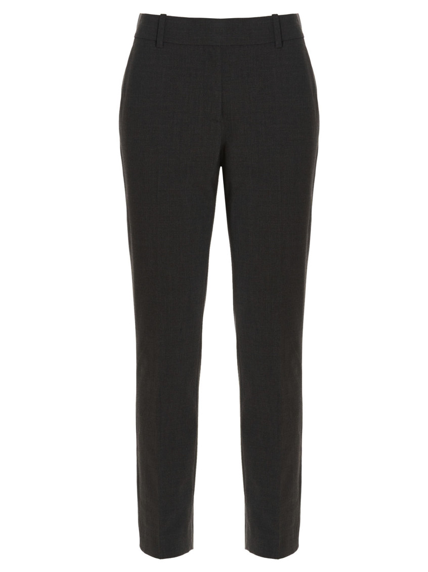 Theory Black Treeca Pants In Black