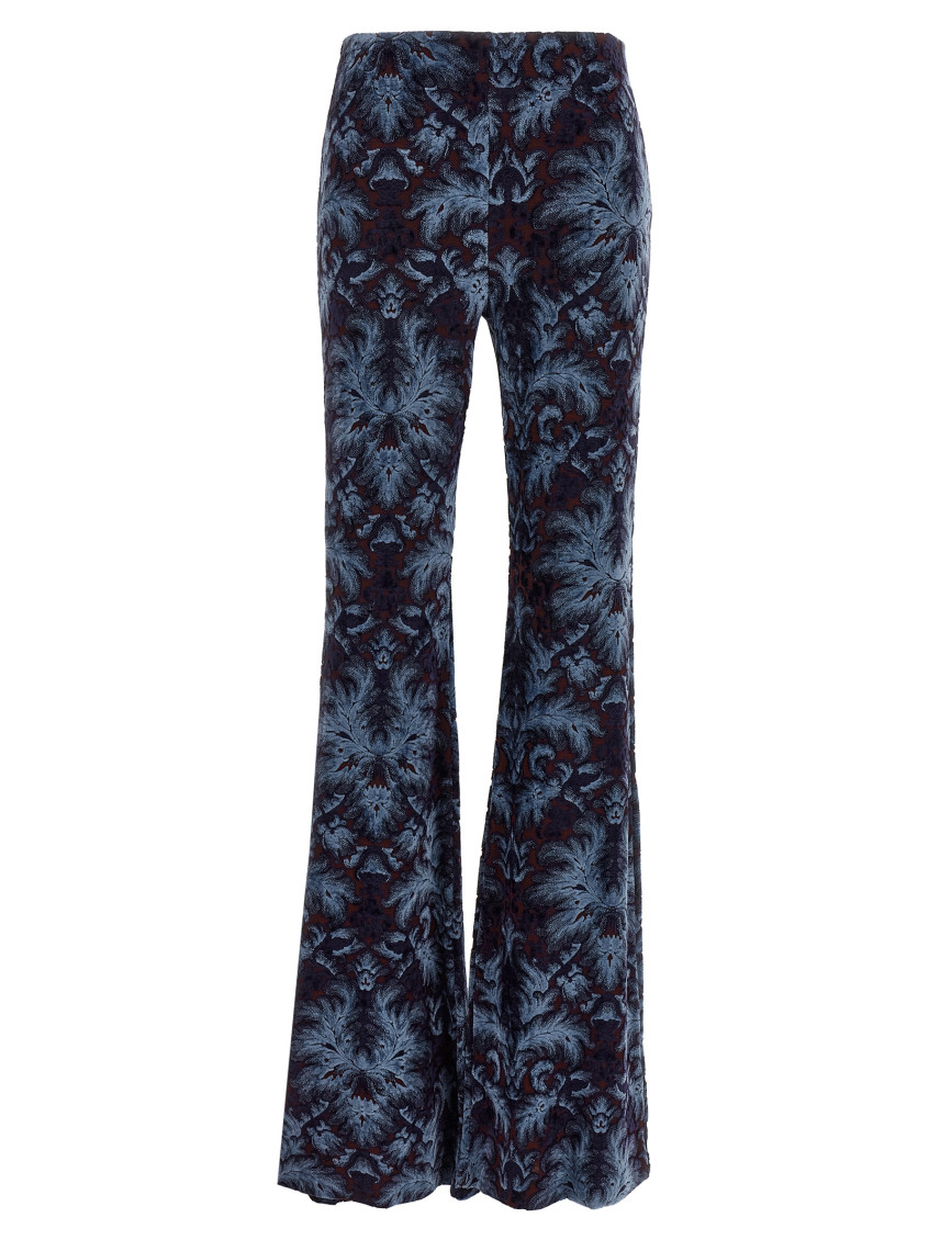 Etro Women Chenille Pants In Multi
