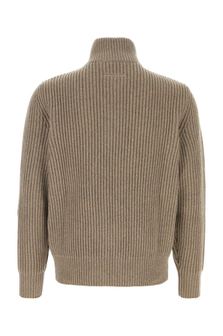 MM6 Maison Margiela Beige Zip-up Cardigan for Men Online India at
