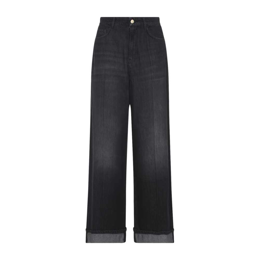 Max Mara Lusso Jeans In Black