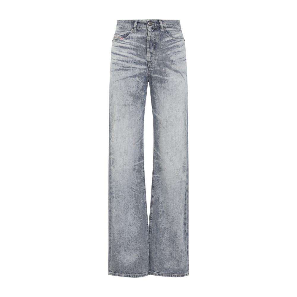 Diesel Vintage Inspired Five Pocket Denim Trousers In Blue