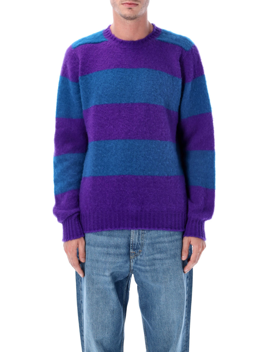Howlin' Striped-pattern Crew-neck Sweater In Multi