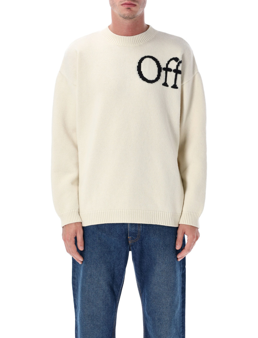 Off-white Bookish Sweater In White