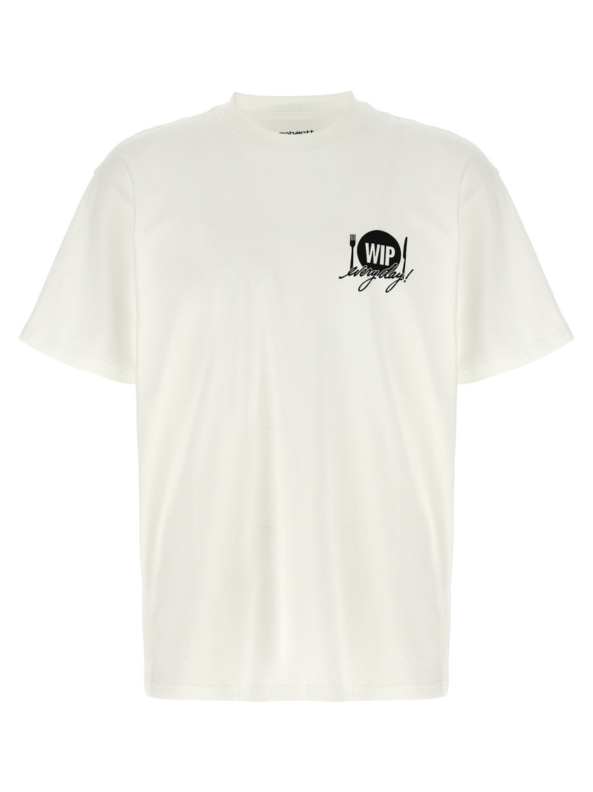 Carhartt Graphic Print Crew Neck T-shirt In White