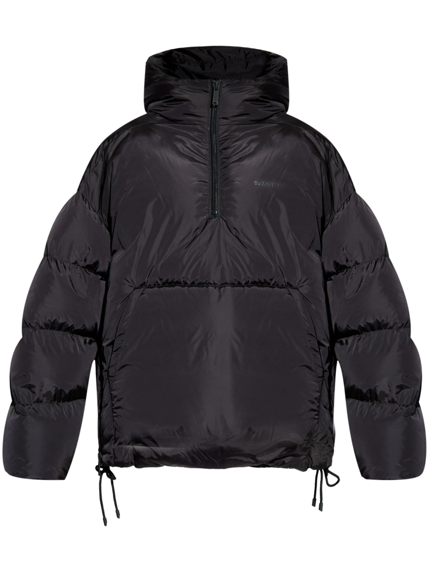 Dsquared2 Padded Hooded Jacket In Black
