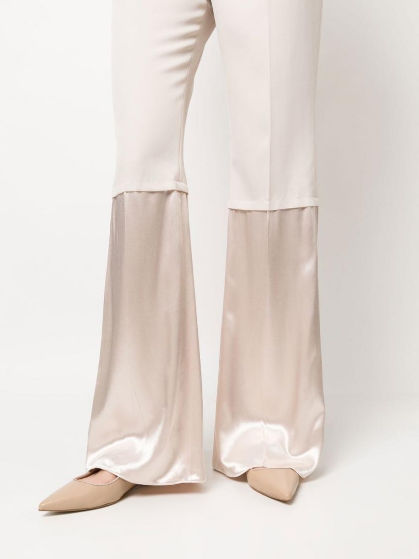 Fendi Beige Flare Leg Trousers for Women Online USA at