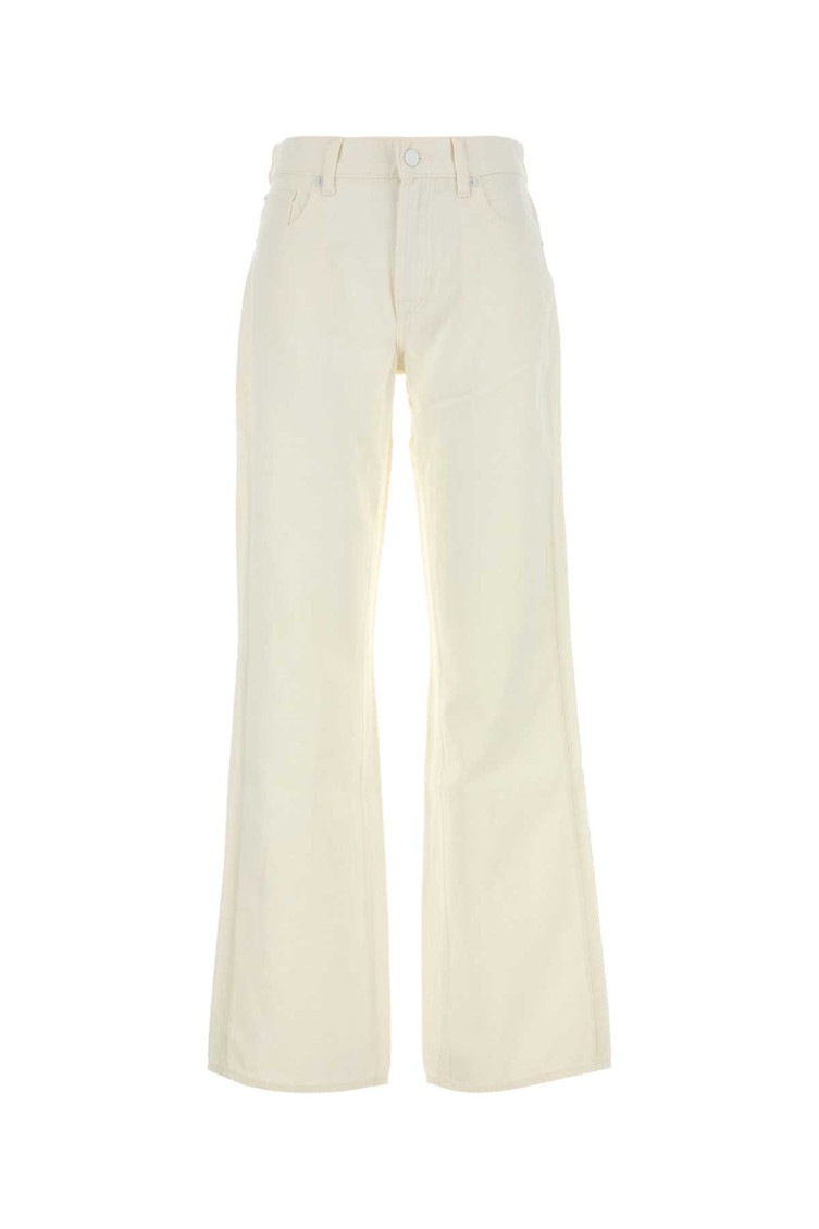 Shop 7 For All Mankind White Denim Jeans
