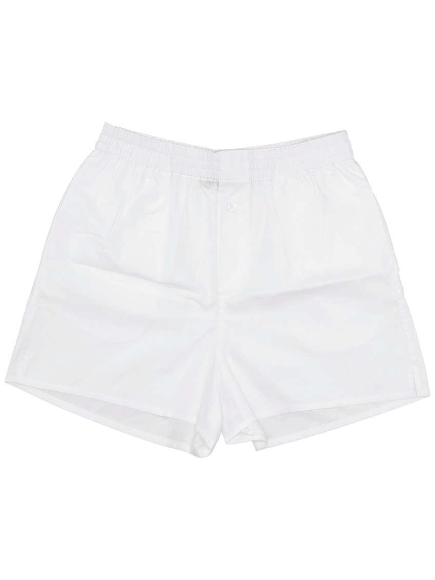 La Rose Elasticated-waist Shorts In White