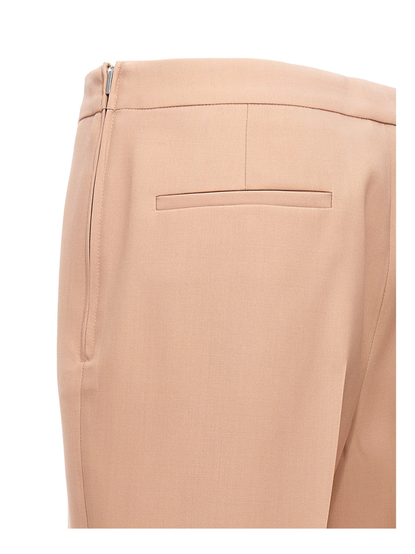 パンツ JIL SANDER Pleat wool pants Beige Jil Sander Beige Pleat Wool Pants for Women Online USA at