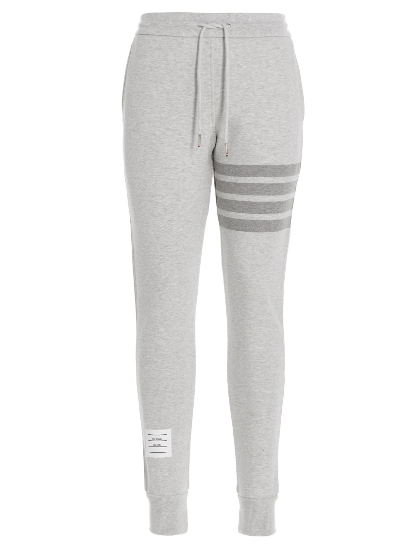 Thom Browne Signature 4-bar Stripe Track Pants In Grey