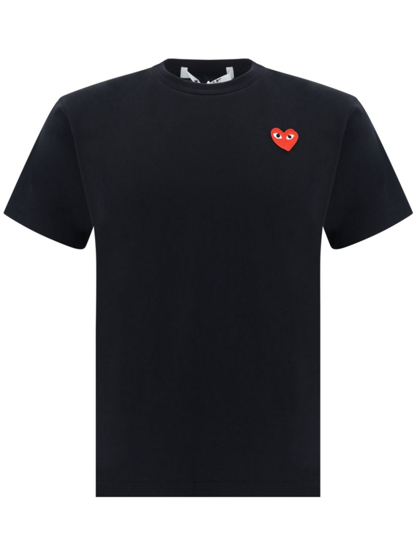 COMME DES GARÇONS BLACK HEART COTTON T-SHIRT 