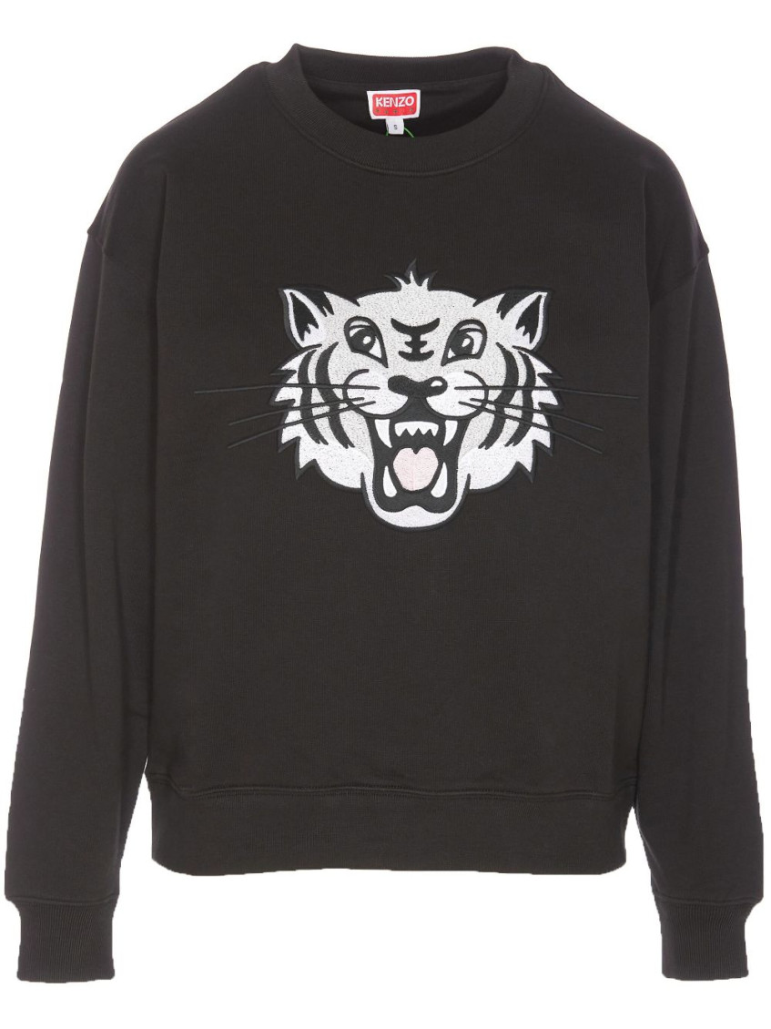 Kenzo Happy Tiger Embroidered Sweatshirt
