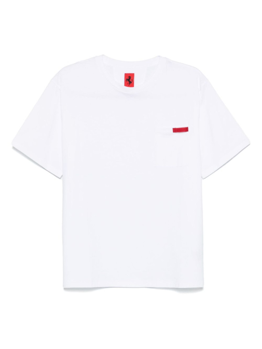 Ferrari Patch-pocket Cotton T-shirt
