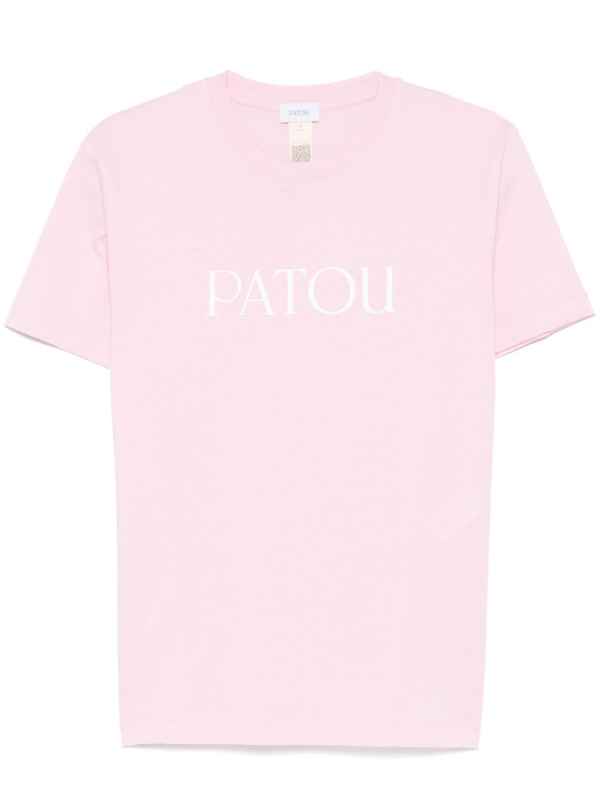 Patou Cotton T-shirt With Bold Logo And Relaxed Fit