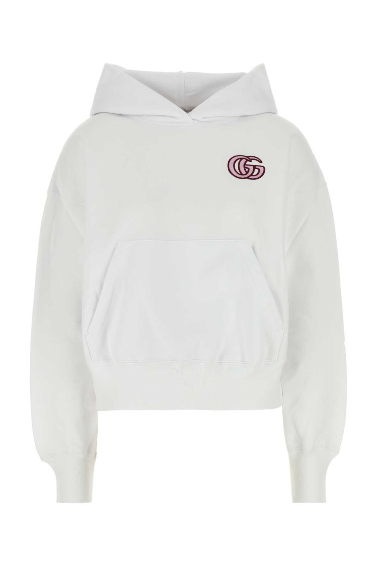 Gucci Cotton Sweatshirt With Hood And Kangaroo Pocket