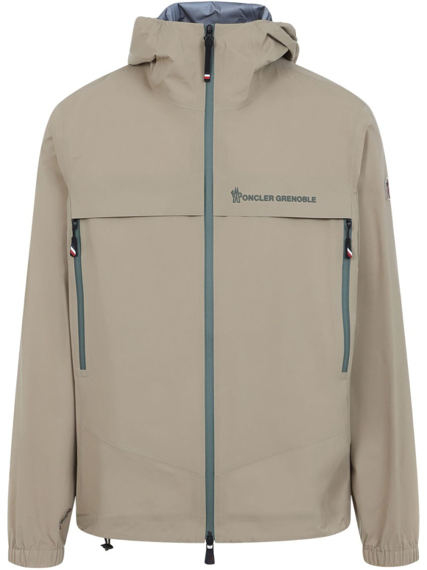 Moncler Shipton Zip-up Jacket In Gray