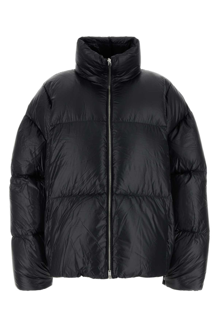 Jil Sander Black Nylon Dona Jacket In Black