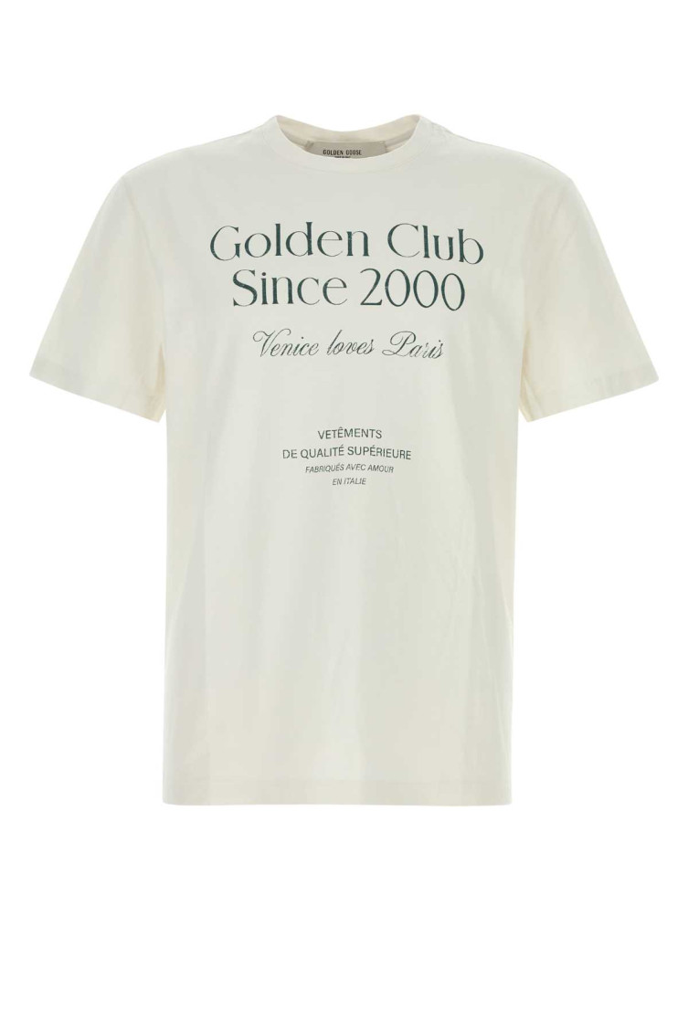 Golden Goose Journey Ms T-shirt Regular Light Cotton Jersey With Print