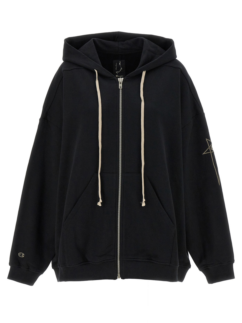 Rick Owens Black Rick Owens x Champion hoodie for Women Online 