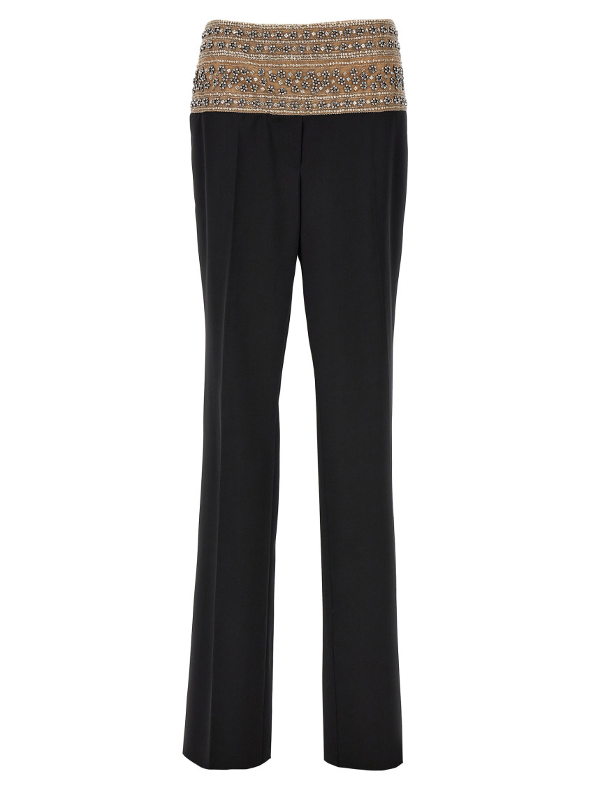 Shop Stella Mccartney Black Smoking Pants