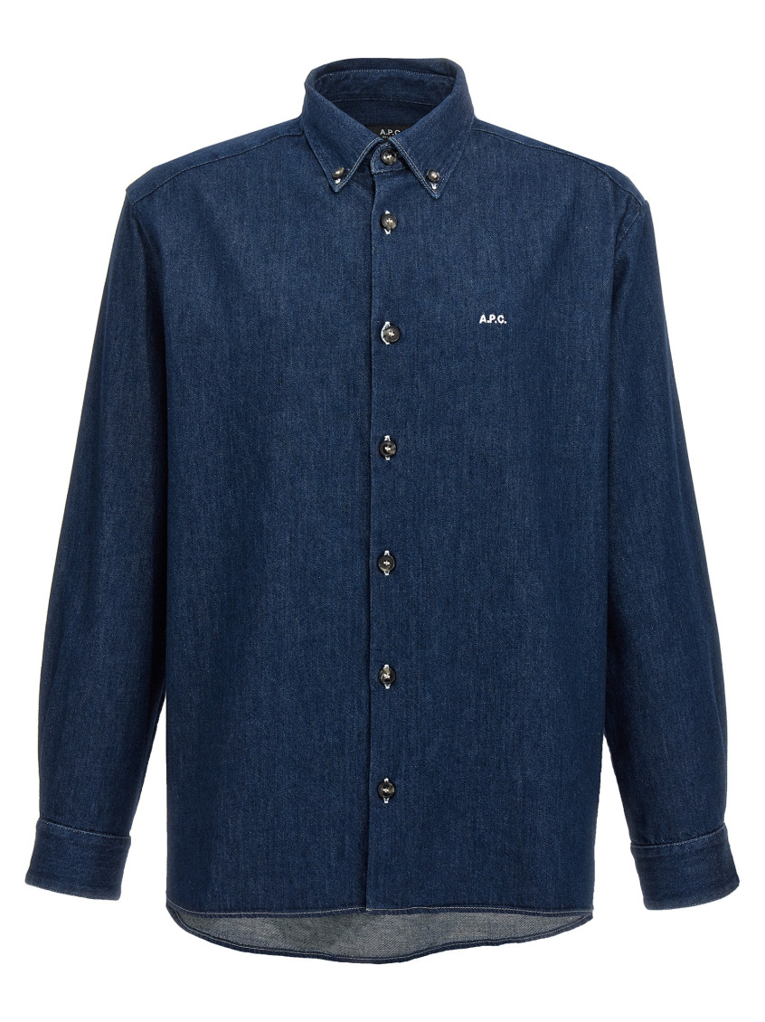 Apc Blue Mathias Shirt